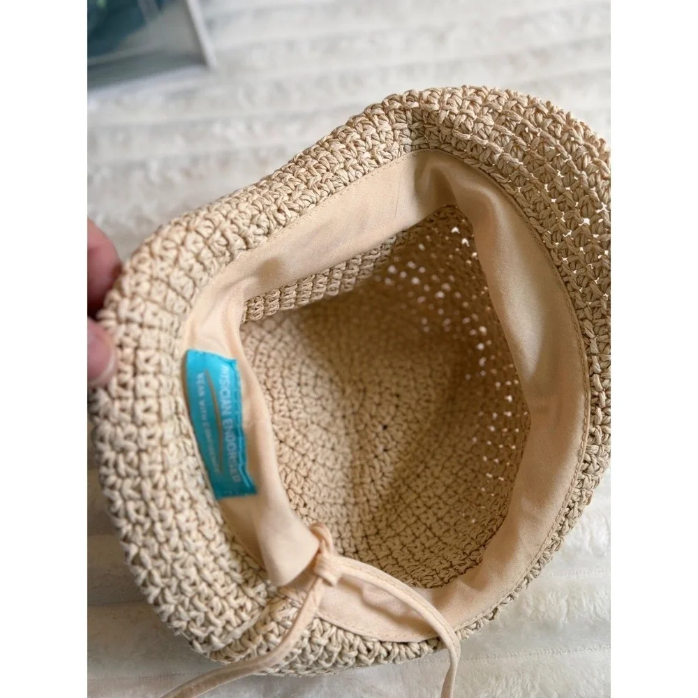 Physician Endorsed Sun‎ hat Panama style wide brim packable beach hat